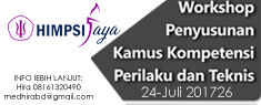 Workshop Penyusunan Kamus Kompetensi Prilaku dan Teknis 24-26 Juni 2017